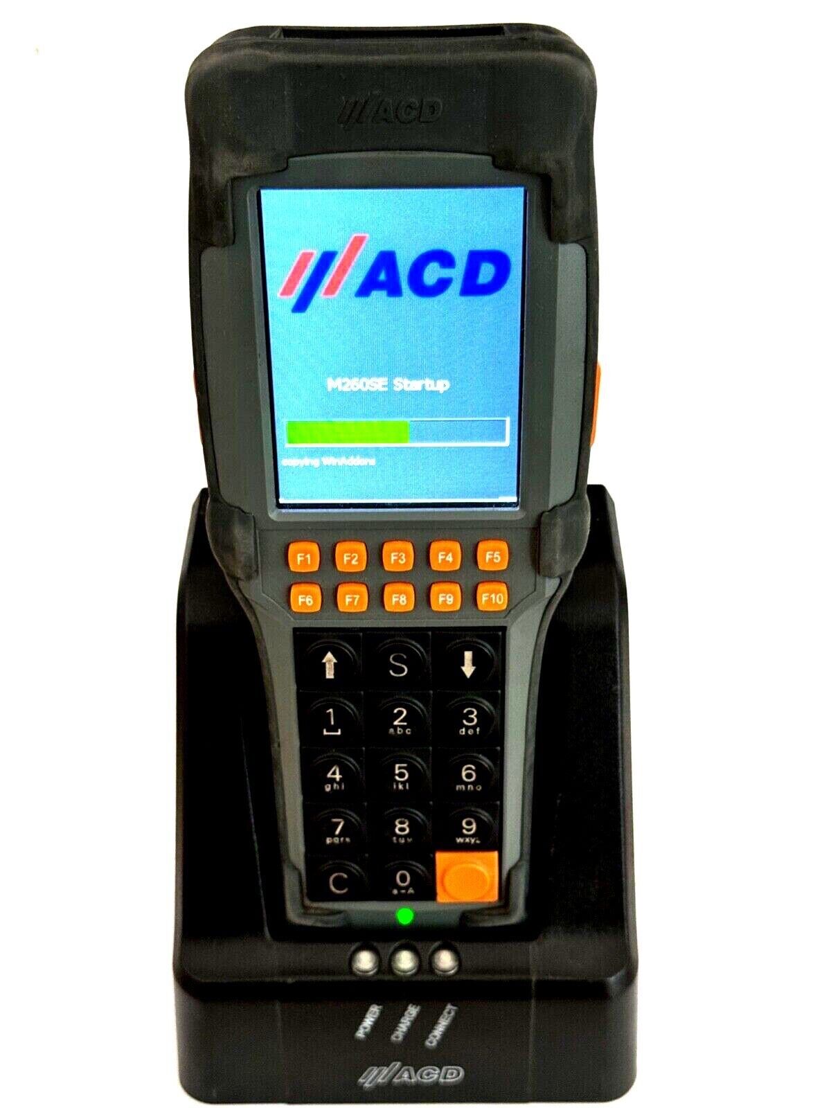 ACD M260SE Barcode Scanner Terminal MDE SET mit Cradle 1D Laser, WIFI, Windows