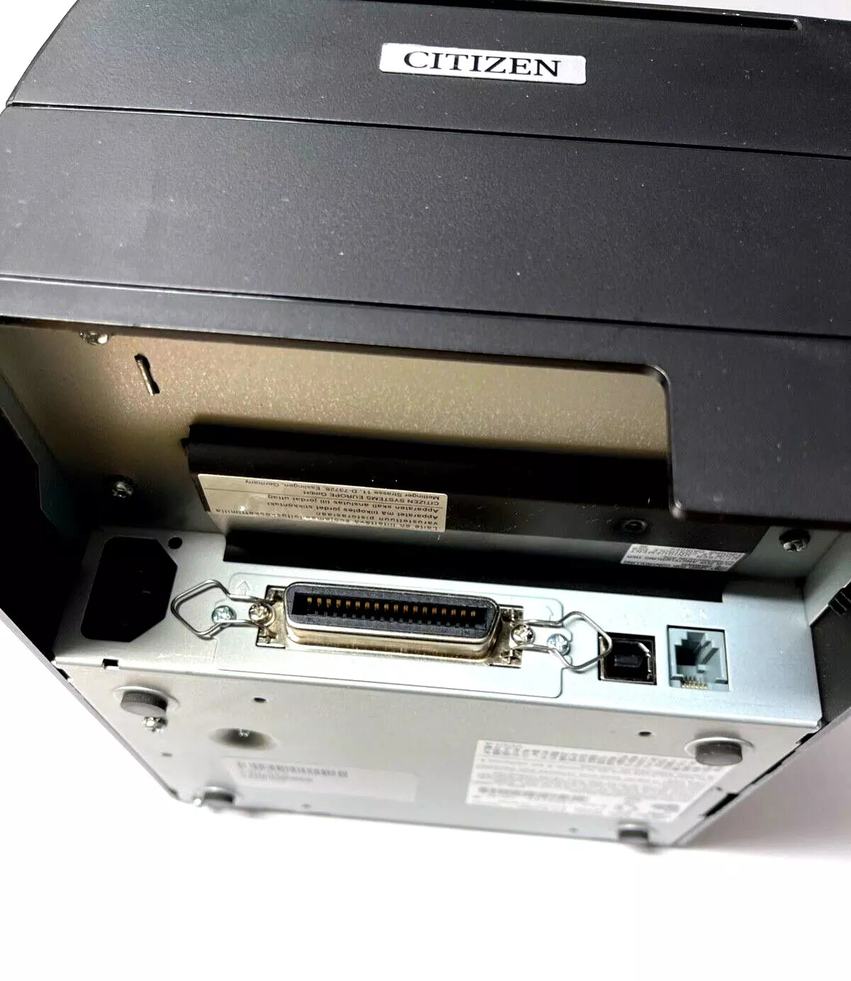 Thermo Bondrucker Citizen CT-S4000 schwarz USB/ Parallel Kassendrucker / DEFEKT